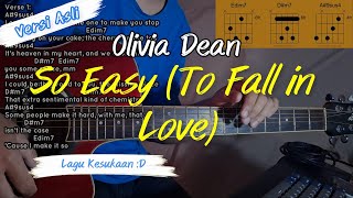 Olivia Dean - So Easy (To Fall In Love) original guitar chords