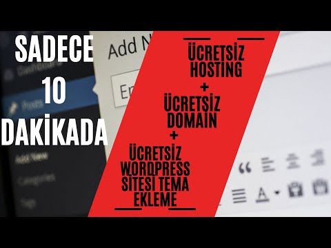 Ücretsiz Host ve Domain ile Site Kurma (Süresiz) ve Ücretsiz Temalama