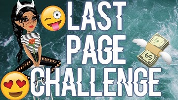 LAST PAGE CHALLENGE!! OMG - Serendipity MSP