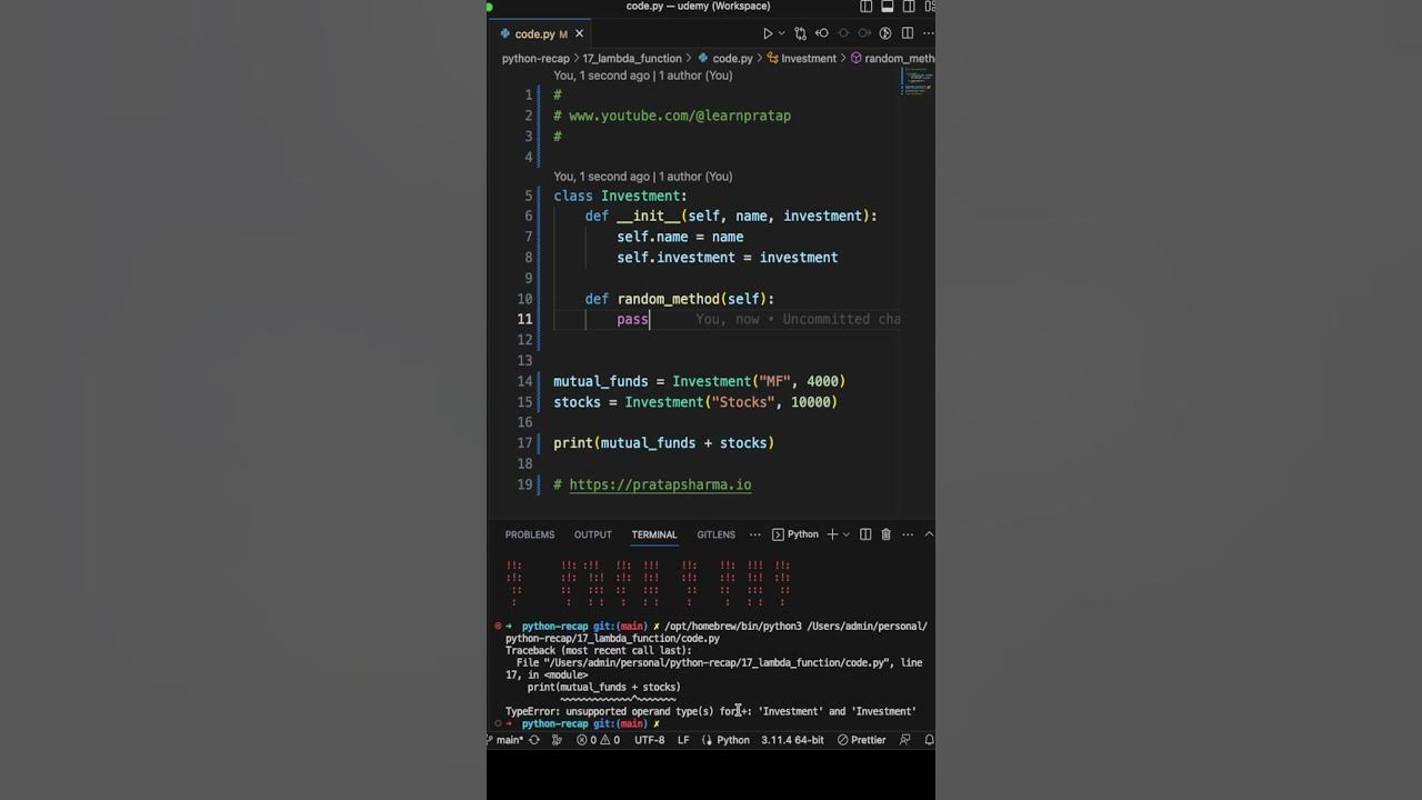 Use THIS to get more flexibility with your Python Classes #python # ...