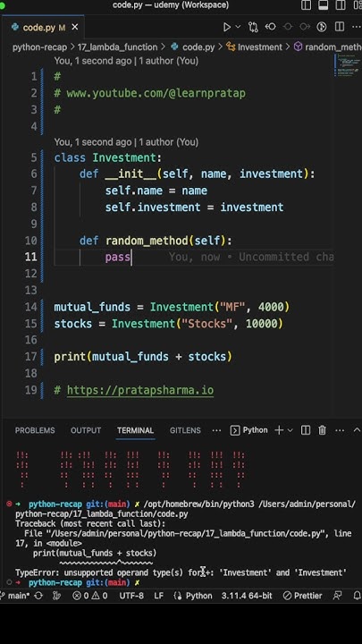 Use THIS to get more flexibility with your Python Classes #python # ...