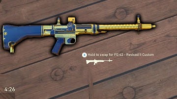 WHAT HAPPENS WHEN YOU PICK UP FG42 REVISED II?