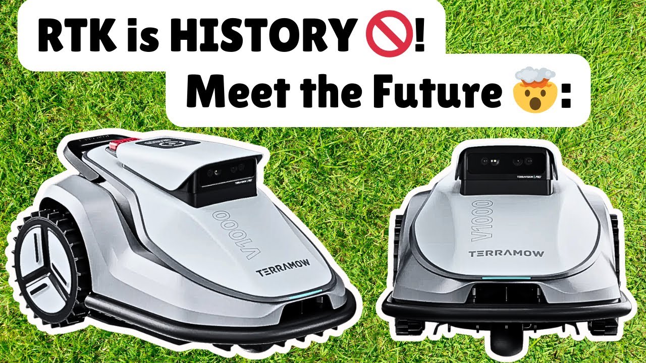 No Wire No RTK Best Robotic Lawn Mower | TerraMow V1000 Robot Mower Review, Lawn Care Tips!