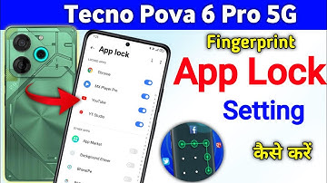 Tecno Pova 6 Pro Me App Lock Kaise kare _ Tecno Pova 6 Pro App lock setting
