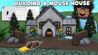 BUILDING A BLOXBURG MOUSE HOUSE MANSION WITH THE NEW UPDATE