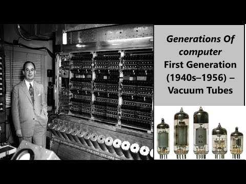 First Computer Genaration Picture generations of computer || first generation of computer || - YouTube