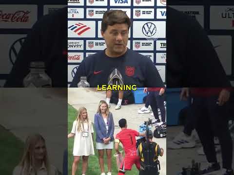 POCHETTINO & SON HEUNG-MIN REUNITE DURING USMNT CLASH WITH SOUTH KOREA 🇺🇸🇰🇷 #friendlies