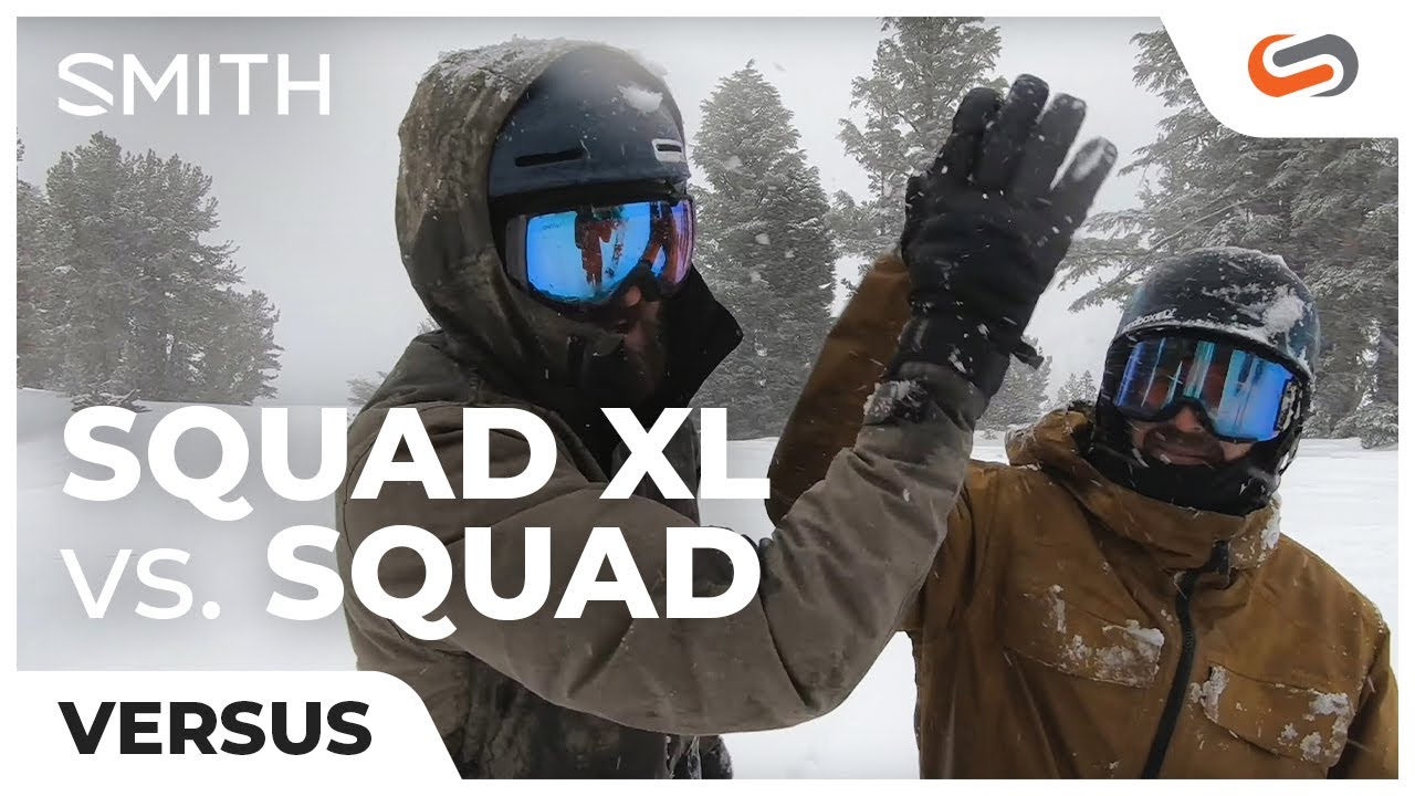 SMITH Squad vs. Squad XL Snow Goggles | SportRx - YouTube