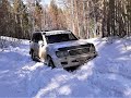 Новая заруба! Два Land Cruiser 100 рубятся по мокрому снегу!