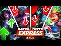 Patch express 144  riot veut diversifier la botlane