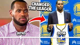 How Lebron James RUINED the NBA FOREVER!