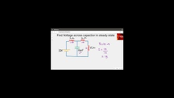 Find Voltage, steady state, in circuit, Class 12 Physics, CBSE NCERT #shorts