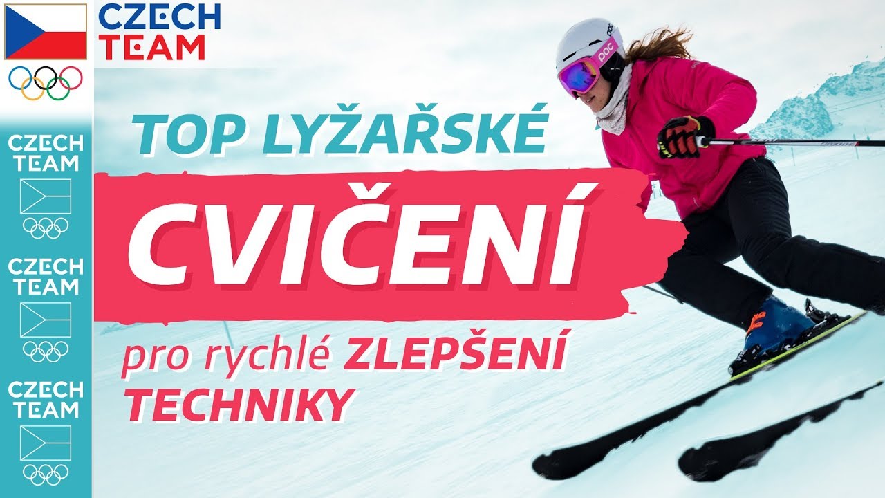 TOP LYŽAŘSKÁ CVIČENÍ na každou sjezovku⛷Jak na carving? 😎