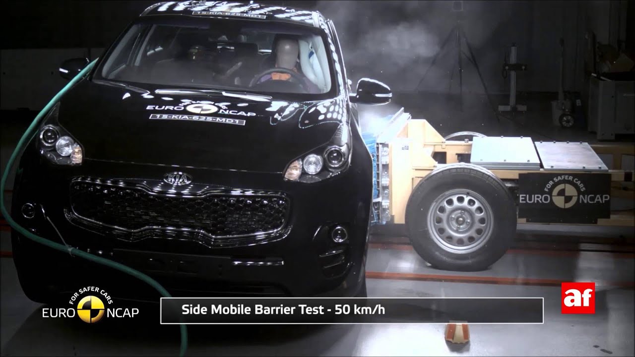 Kia Sportage 2016 Crash Test Euro NCAP YouTube