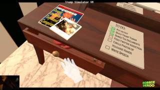 Trump Simulator Vr Htc Vive In-Game Experience Commentary