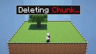 Minecraft But Every Damage Deletes a CHUNK!