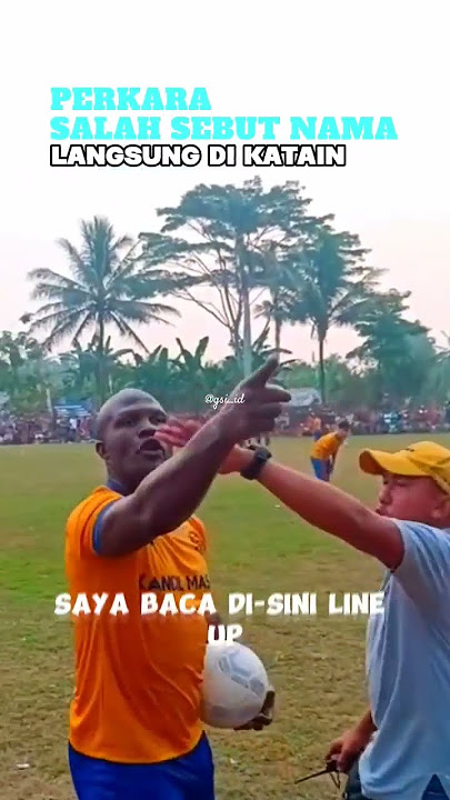 Perkara Salah Sebut Nama Mantan Pemain Asing Liga 1 Indonesia ini C4ci Komentator Tarkam #shorts