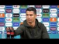 Cristiano Ronaldo - Hungary v Portugal - Pre-Match Press Conference (Removes Coca-Cola)- Euro 2020