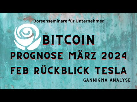 Bitcoin Analyse für den März 2024