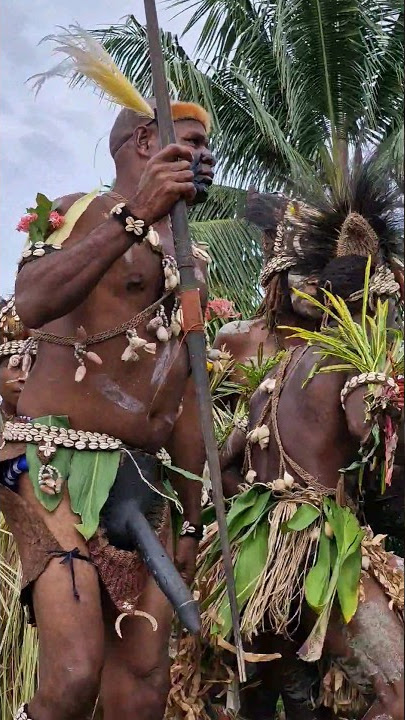 This is how they greeted us when we arrived to Sepik