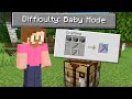 I Beat Minecraft On "Baby Mode" Difficulty...