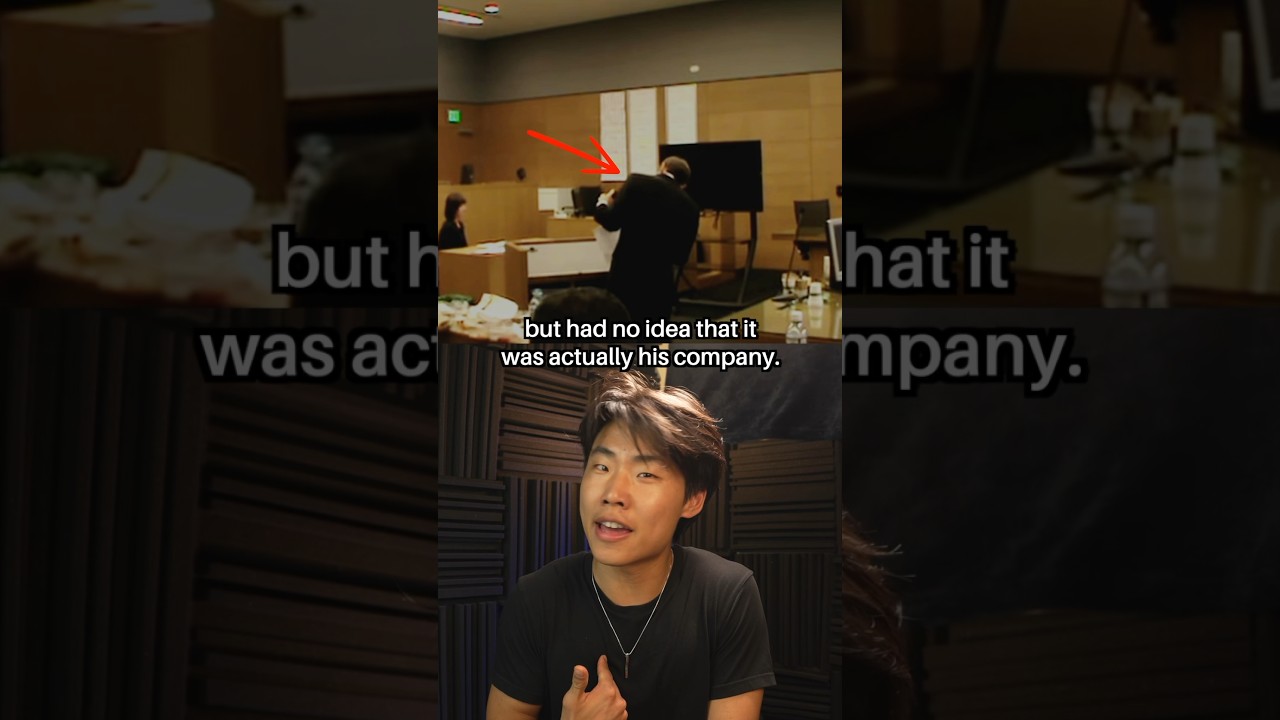 He Accidentally Sued His OWN Company #shorts