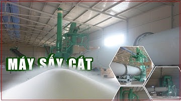 Máy sấy cát bằng công nghệ sấy thùng quay | Máy sấy thùng quay SUNSAY