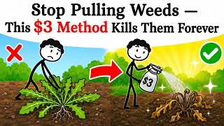 Stop Pulling Weeds — This $3 Method Kills Them Forever