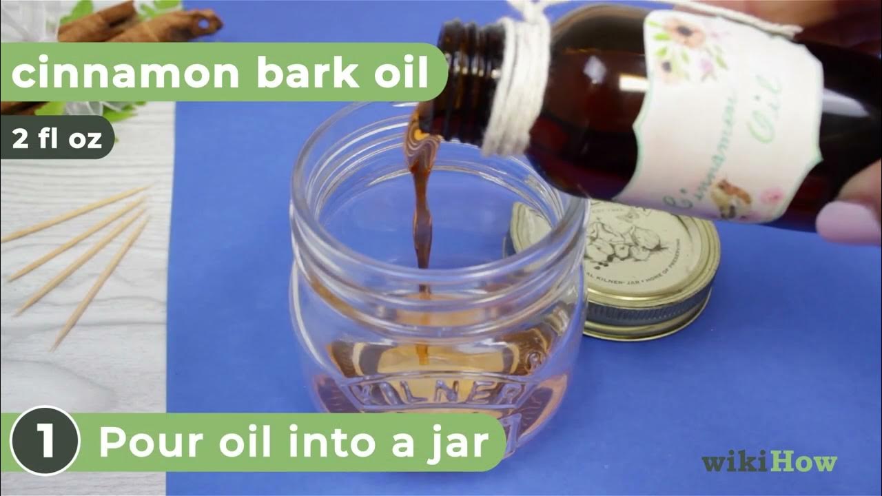 Soaking Toothpicks In Cinnamon Oil