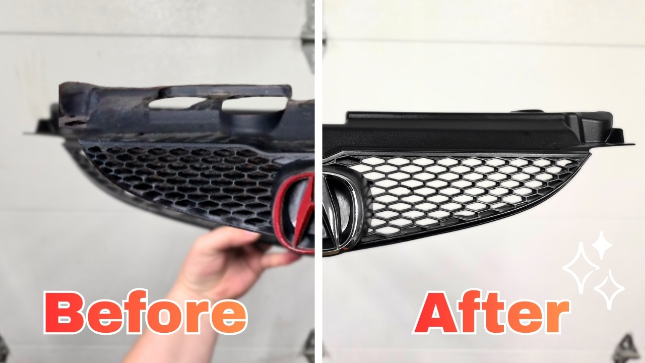 How to Restore OLD and FADED Plastic! - RSX Type S Rebuild Episode 2