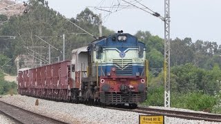 Rare Event To Witness Now A Days - Wdm 2 Powered Short Freight Rake Indian Railways
