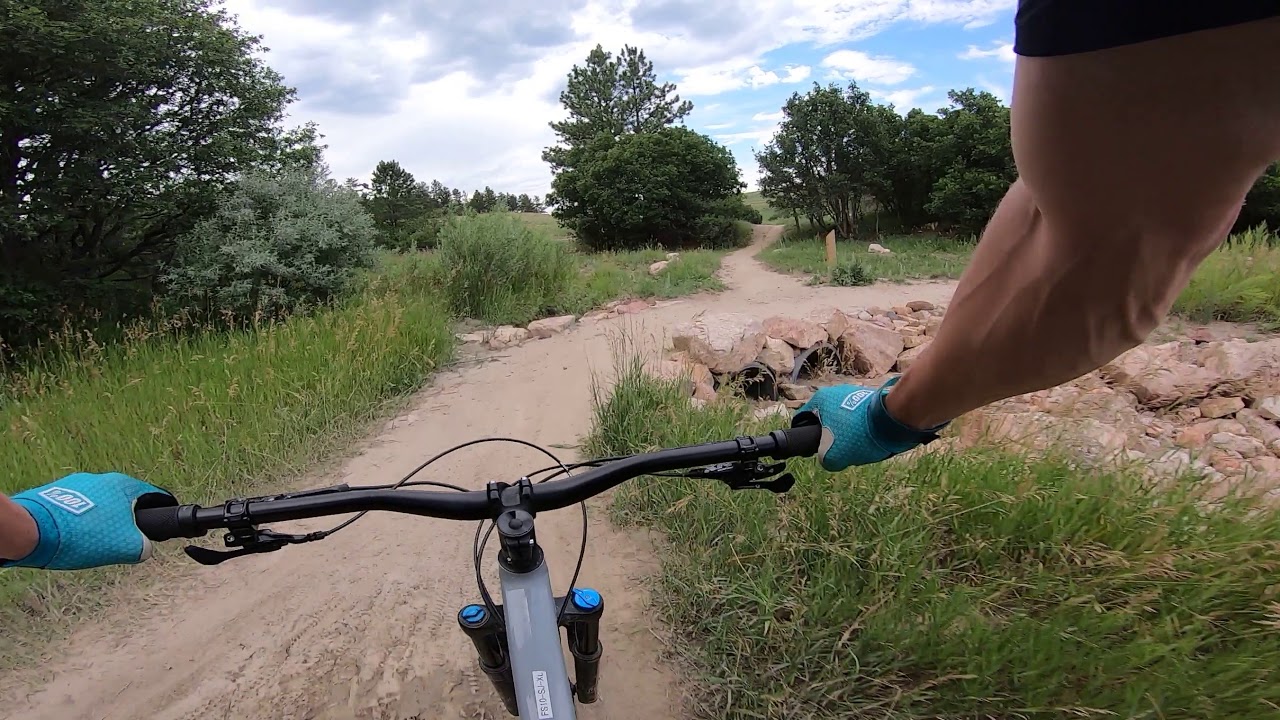 Ute valley park. Colorado Springs , Colorado. Mountain bike exploring ...