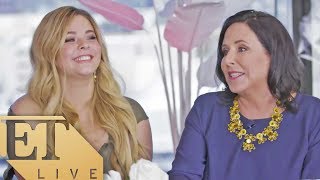 ET LIVE with Sasha Pieterse and Marlene King Chatting 'Pretty Little Liars,' Emison Wedding Rumors!