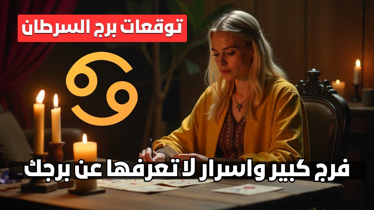 توقعات برج السرطان 🦀 مفاجآت وفرج كبير 🤑 وفرص غير متوقعة قادمة ✨ وتحذيرات من العين الحاسدة 🧿