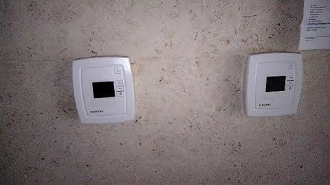 Siemens thermostat. BMS system. #siemens #thermostat #RDB160BN#bms #hvac #techgulf