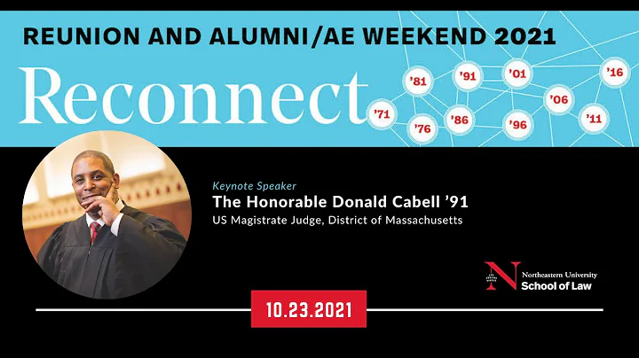 Reunion 2021: Dean James Hackney's Welcome Address and Keynote by the Honorable Donald Cabell '91