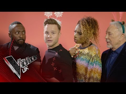 The Coaches Sing Deck The Halls Acapella | The Voice UK 2019