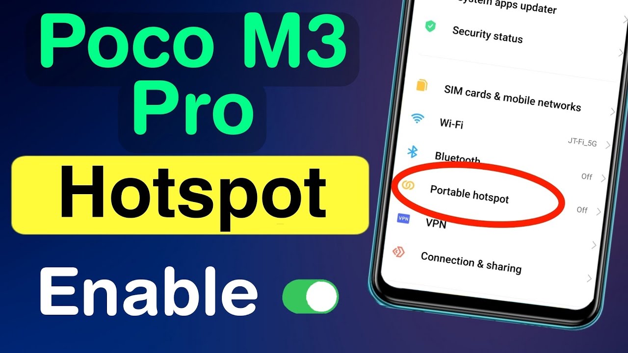 How To Enable Portable Hotspot On Poco M3 Pro Price In MobileDokan How To Enable Portable Hotspot On Poco M3 Pro