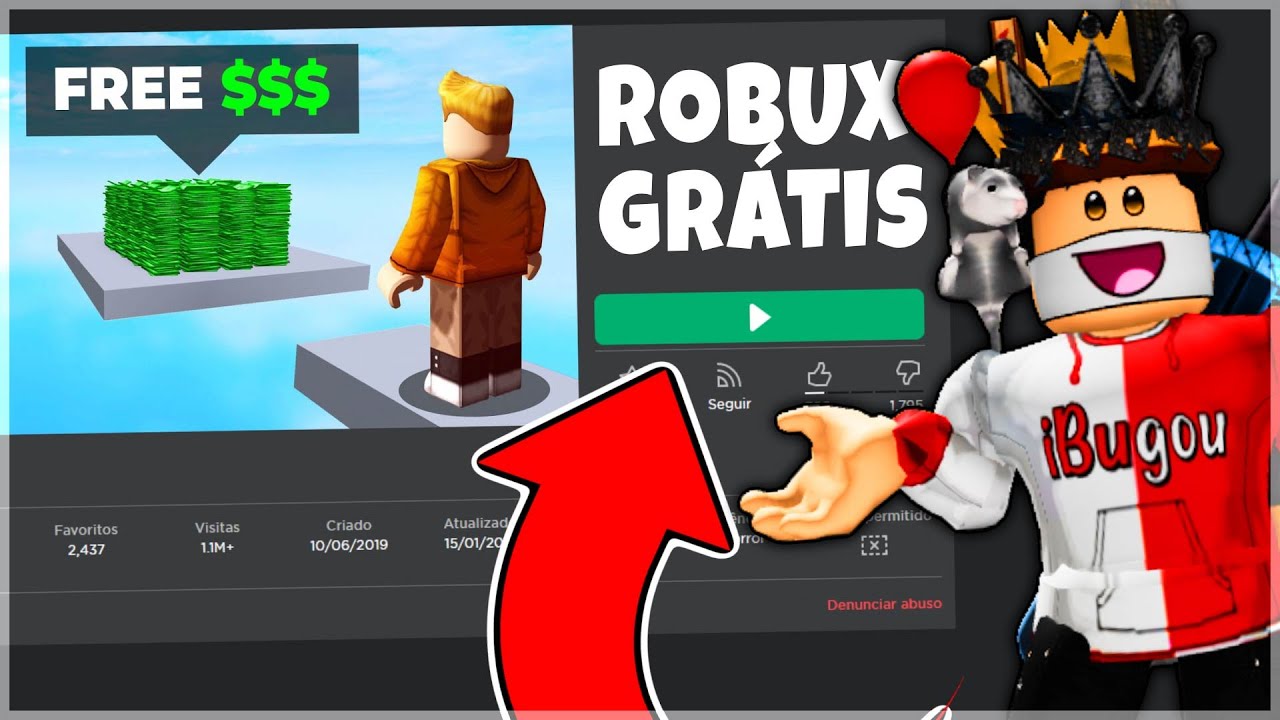 ESSE JOGO DA ROBUX GRÁTIS DE VERDADE !!! 