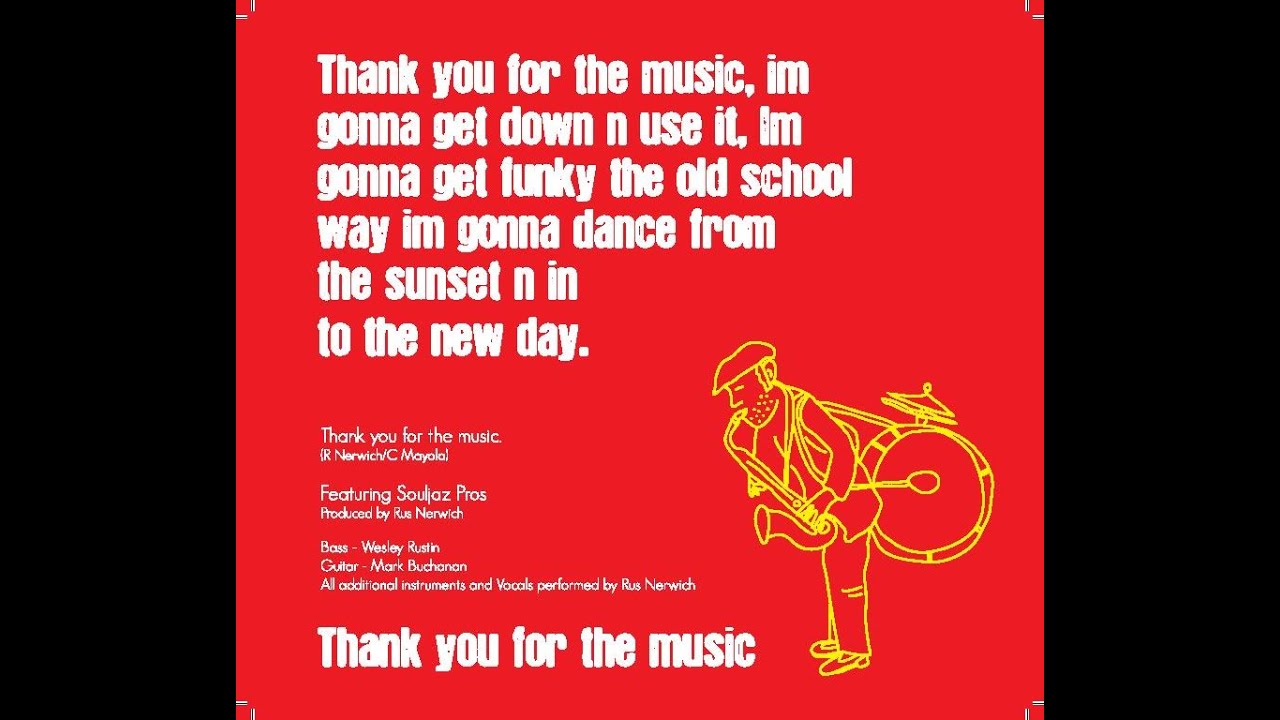 Rus Nerwich - Thank You For The Music [Under the Poetree]