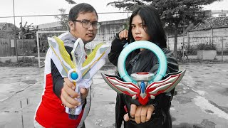 EARTH IN DANGER!!ULTRAMAN ORB & ULTRAMAN TRIGGER VS COLOSSAL TITAN !!!