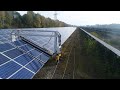 Solarcleano b1 autonomous solar panel cleaning robot  wet cleaning in belgium  4k