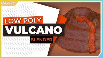 Create A Low Poly VULCANO in Blender (Tutorial)