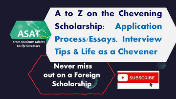 Chevening Scholarship Application and Interview Process with Tips
