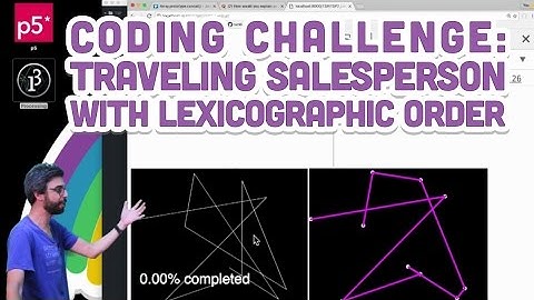 Coding Challenge #35.3: Traveling Salesperson with Lexicographic Order