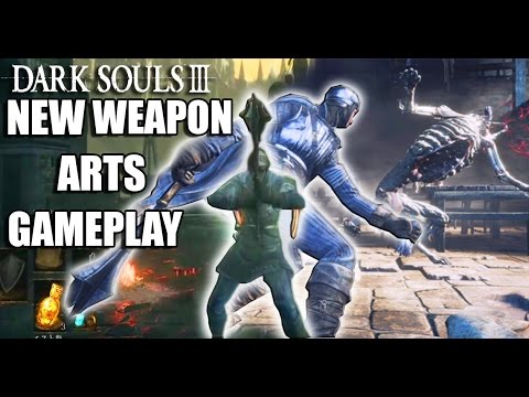 Dark Souls 3: NEW GAMEPLAY! - Mace, Scimitar & Bastard Sword Weapon Arts Breakdown