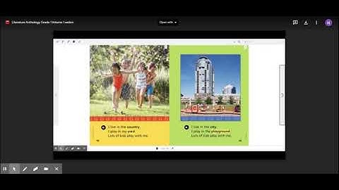 Literature Anthology Grade 1 Volume 1.webm - Google Drive
