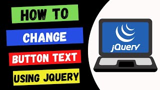 Change Button Text using JQuery