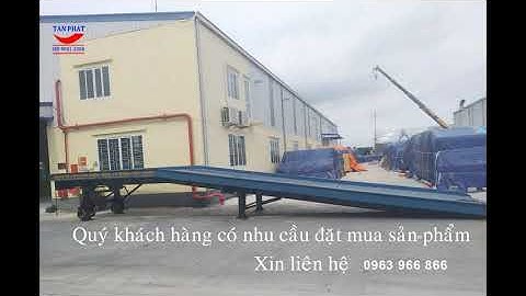 Cầu lên Container 10 tấn Tân Phát - SP giao tại Hưng Yên