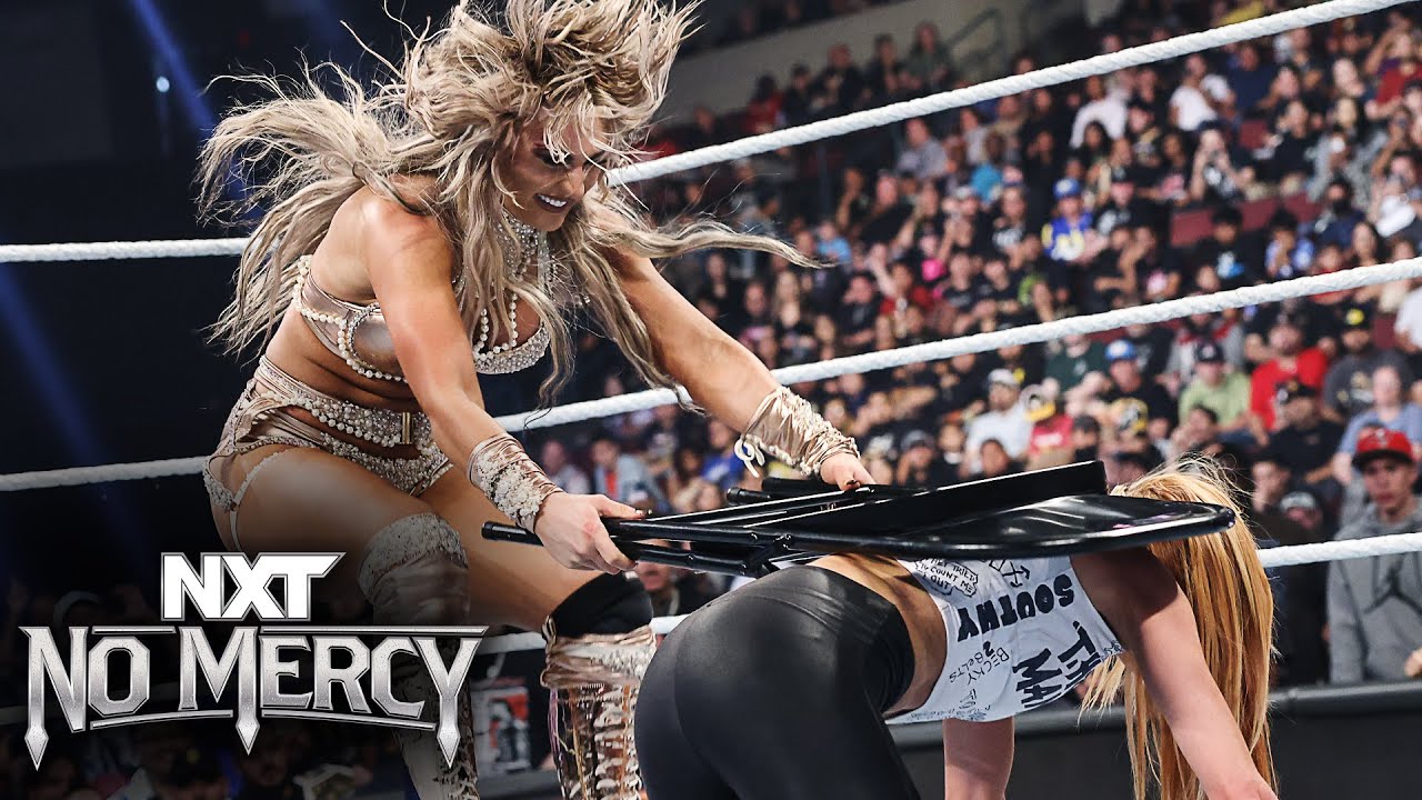Lynch vs Stratton  NXT Womens Championship Extreme Rules Match NXT No Mercy 2023 highlights